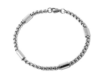 Enkelt Armband i Rostfritt Stål, Smycke i Modern Avskalad Design
