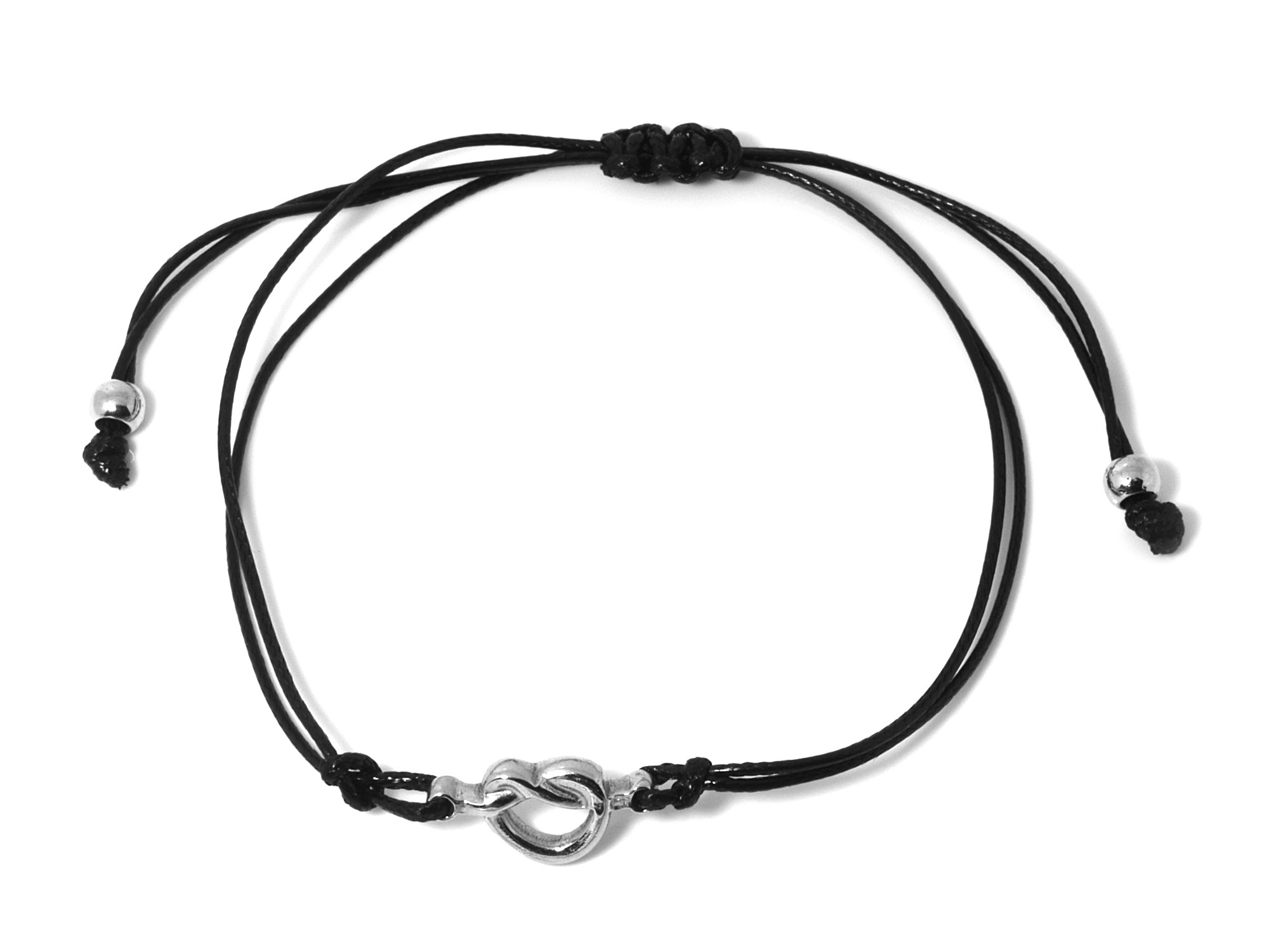 Vänskapsknut Armband i Rostfritt Stål, Vänner Accessoar, Evig Vänskap Smycke