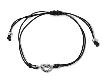 Vänskapsknut Armband i Rostfritt Stål, Vänner Accessoar, Evig Vänskap Smycke