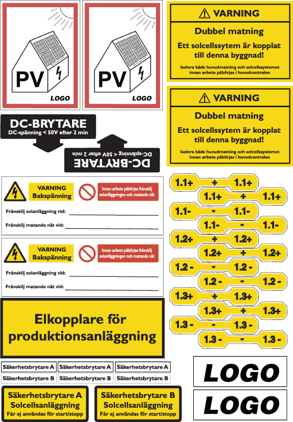 Dekaler, dekalark A4 Socellsanläggning