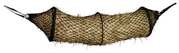 Hay net for horse, tunnel shape