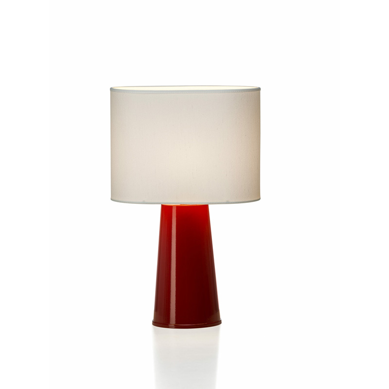 Lámpara de mesa Ella Pie rojo