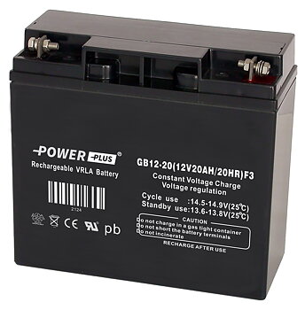 Power Plus Agm-batteri 12V 20Ah