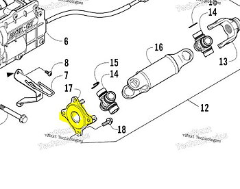 Flange Bakre Arctic Cat 1000 (1402-689)