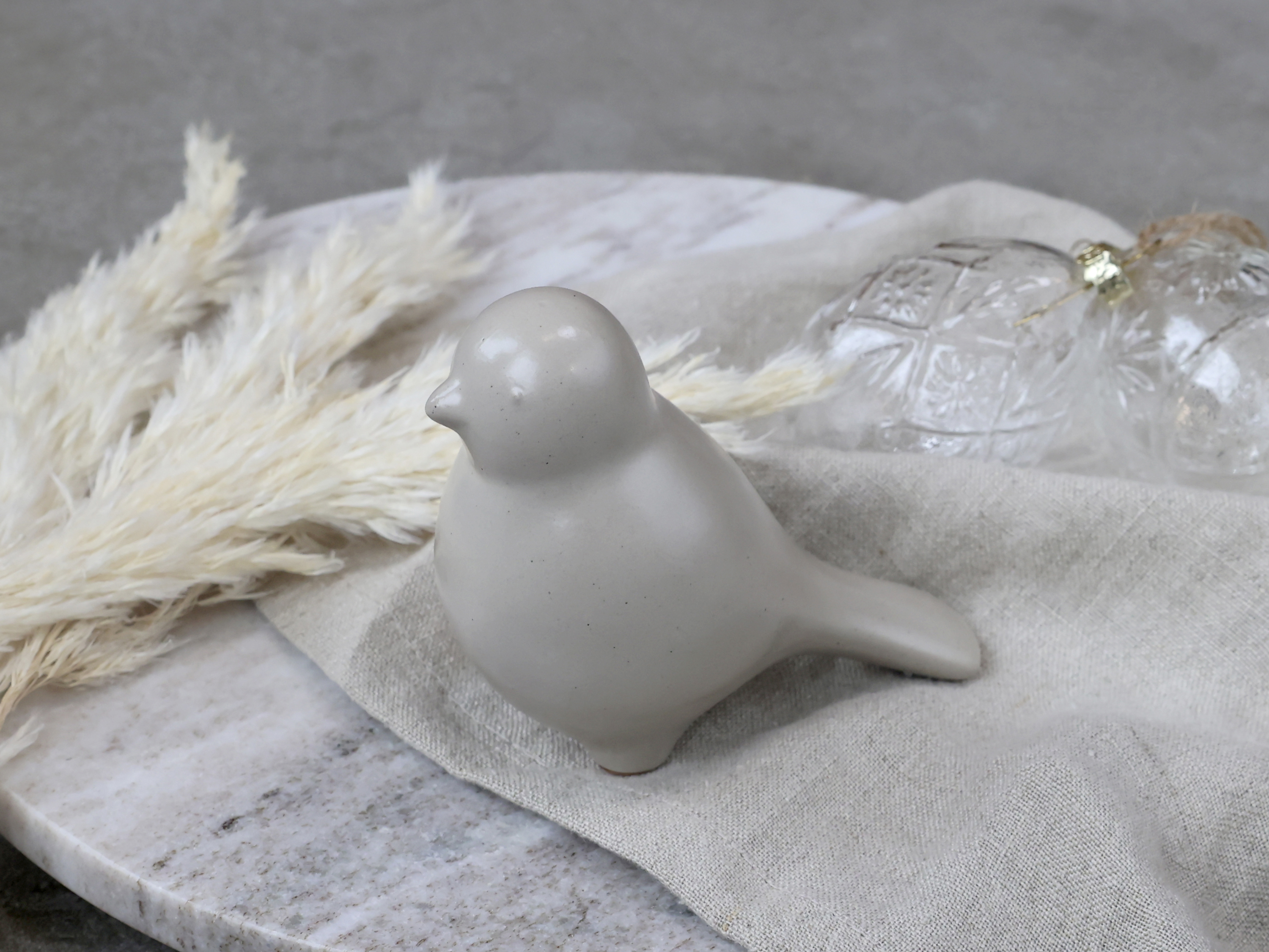 Bird - Decoration - Porcelain - Latte - 3
