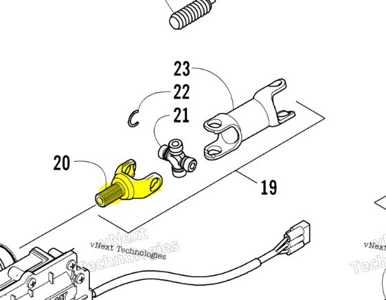 Yoke Främre Arctic Cat 1000 (1402-701) - 2
