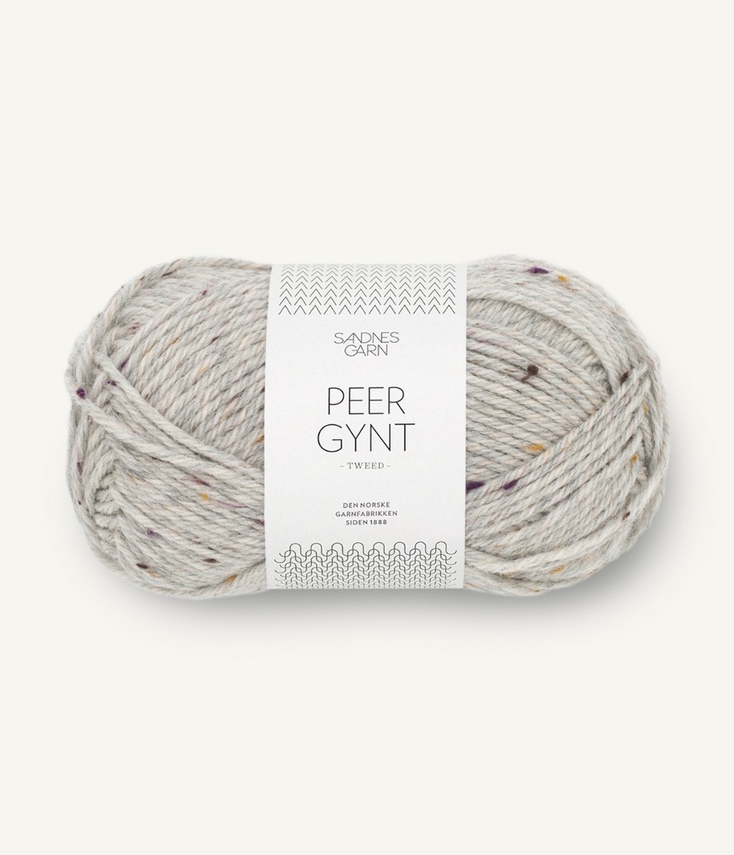 Peer Gynt - Ljus Gråmelerad Lövfall Tweed 1035