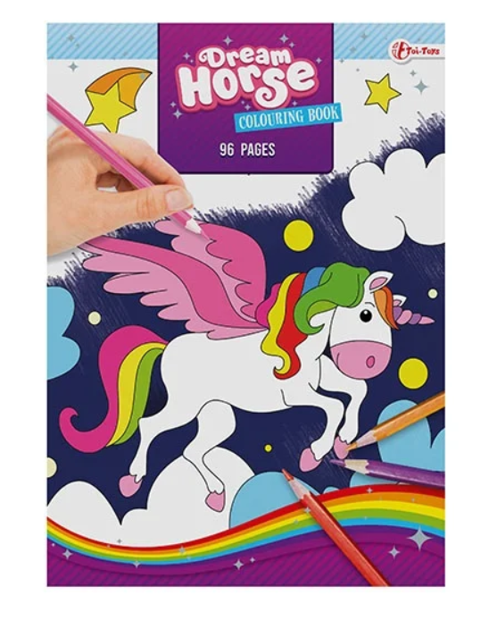Dream Horse Colouring book, Värityskirja 96 sivuja