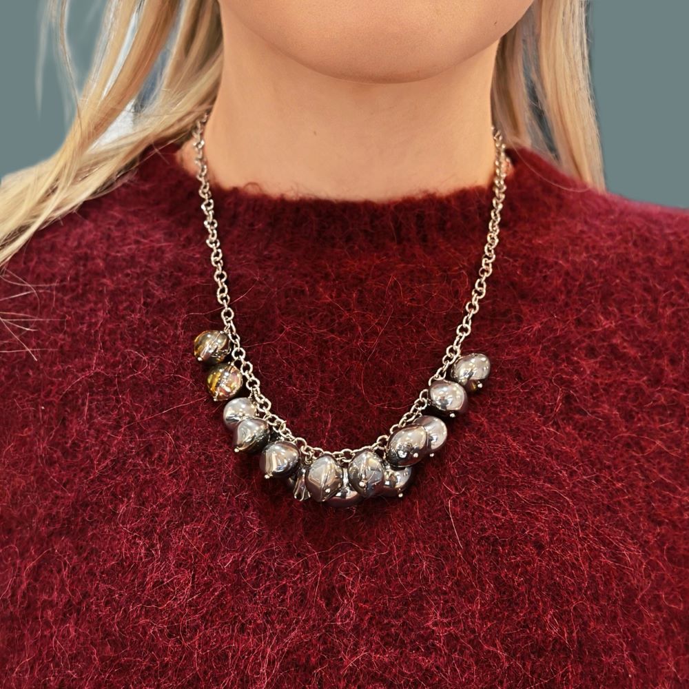 IAMLUND Månsken halsband stål  - 2
