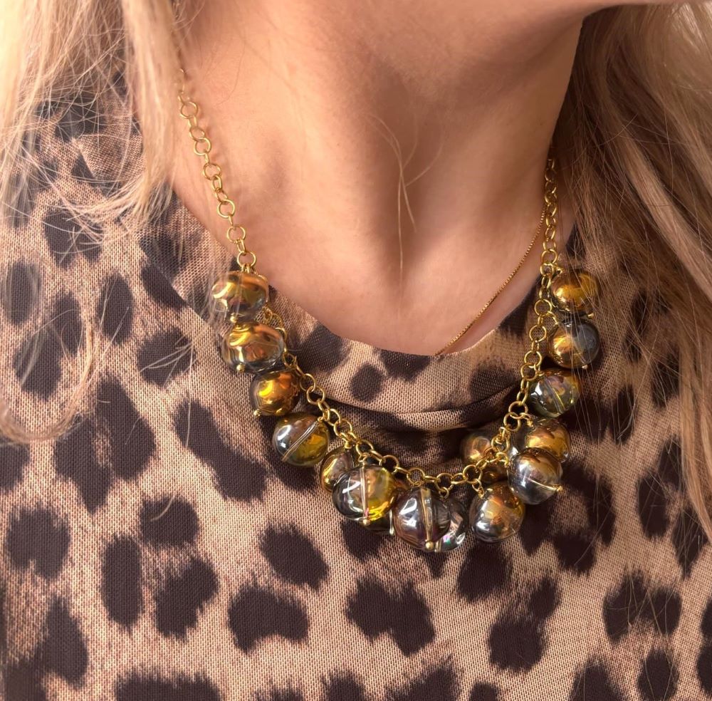 IAMLUND Månsken halsband guld - 2