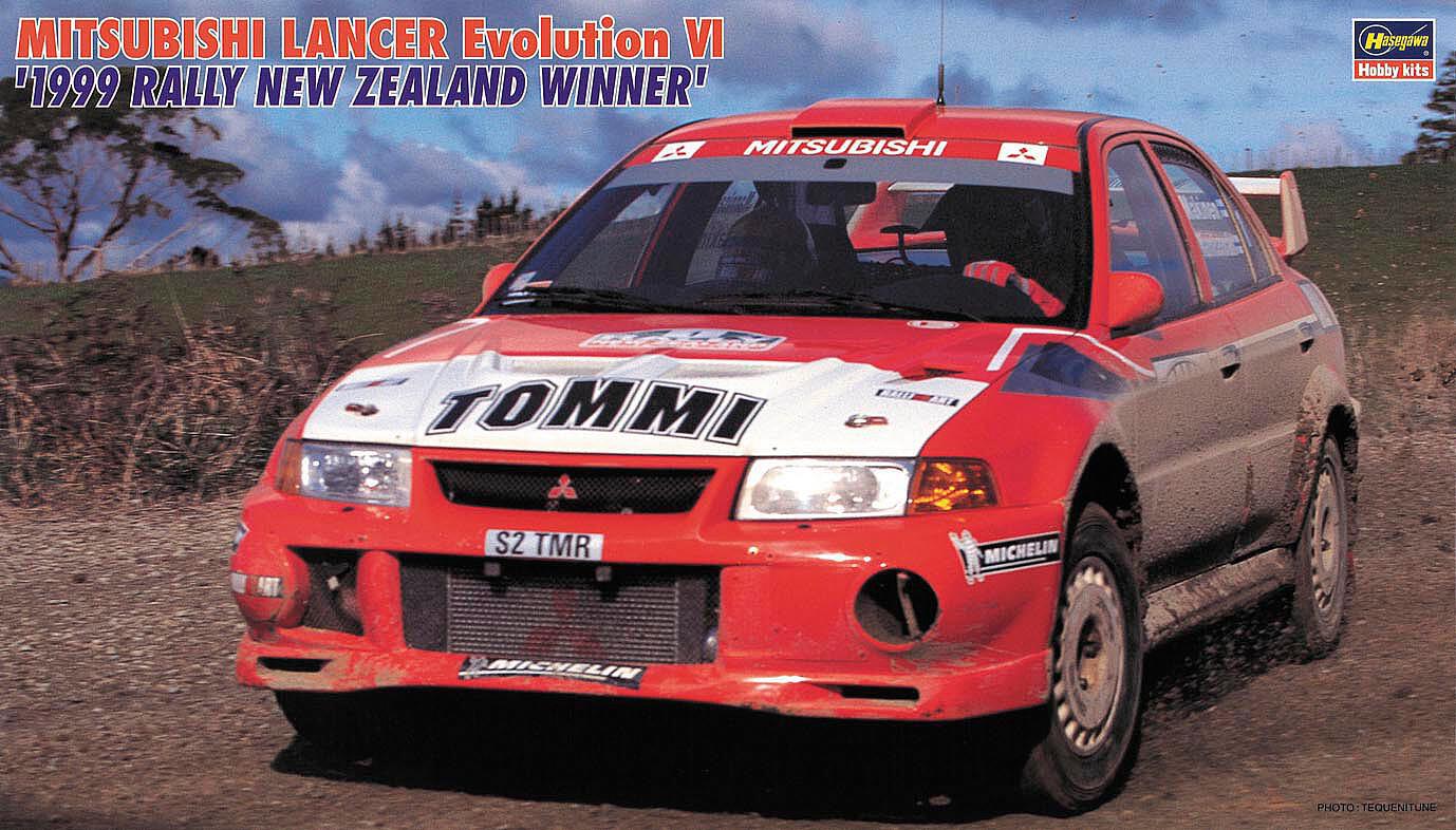 1/24 Mitsubishi Lancer EVO VI, Winner Rally NZ 1999 Driver: Tommi Makinen