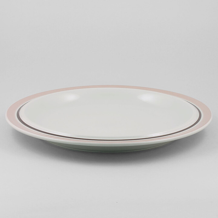  Raija Uosikkinen (Koralli 1983) Round Dish with Pink Decor 33 cm