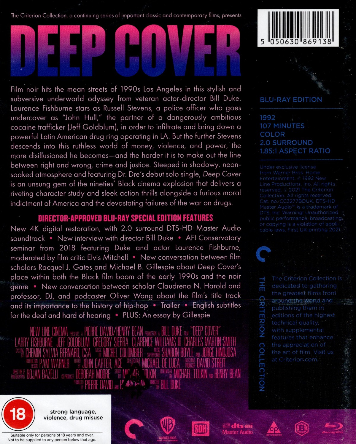 Deep Cover (Criterion Collection) (ej svensk text) (Blu-ray) - 2