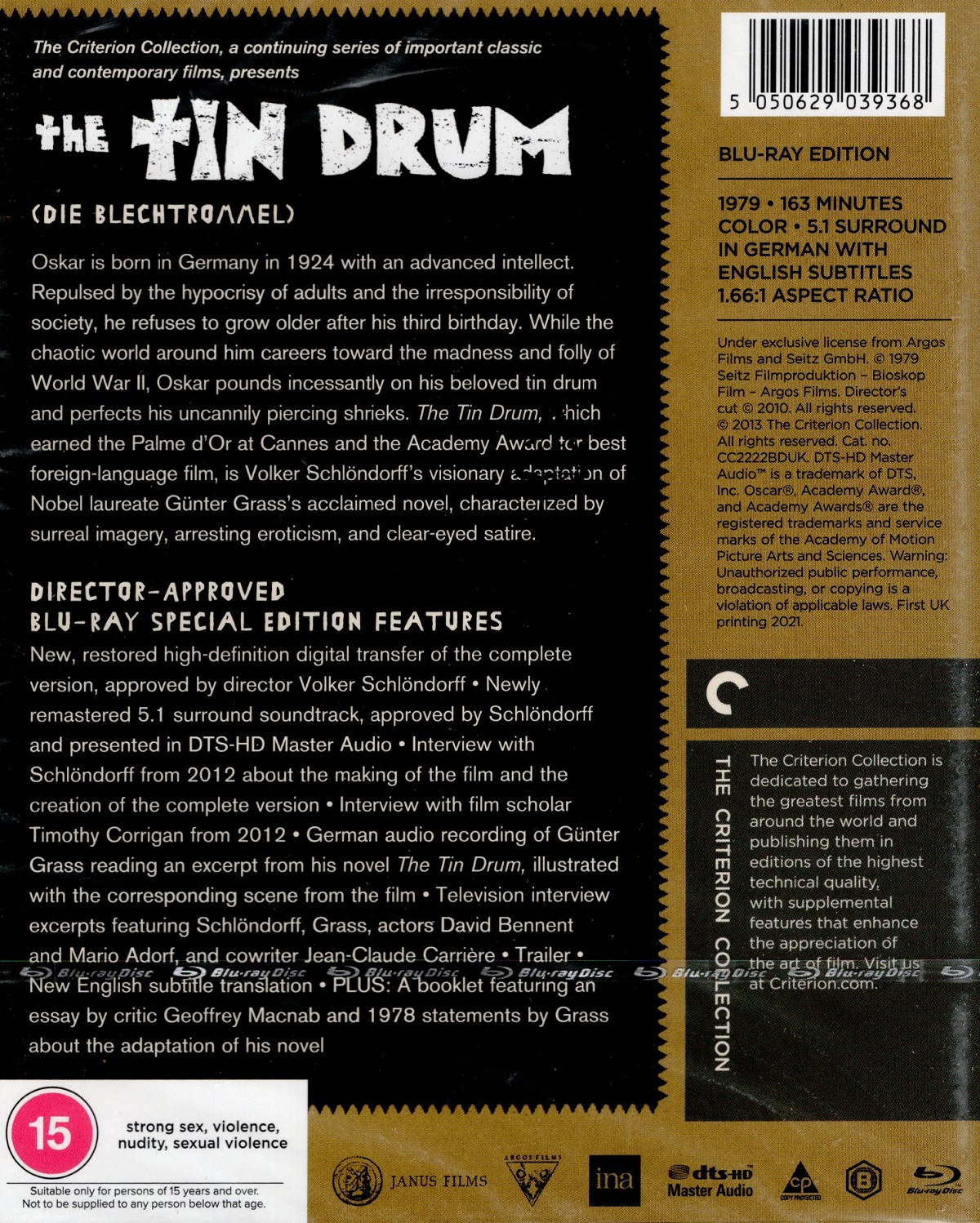 Tin Drum (Criterion Collection) (ej svensk text) (Blu-ray) - 2