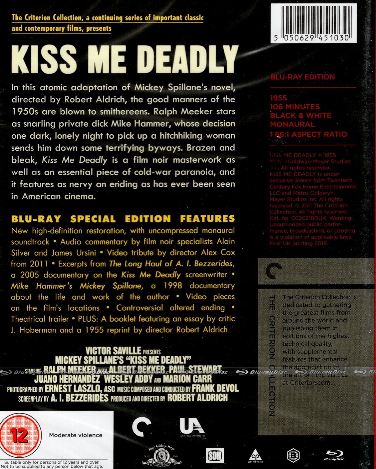 Kiss Me Deadly (Criterion Collection) (ej svensk text) (Blu-ray) - 2