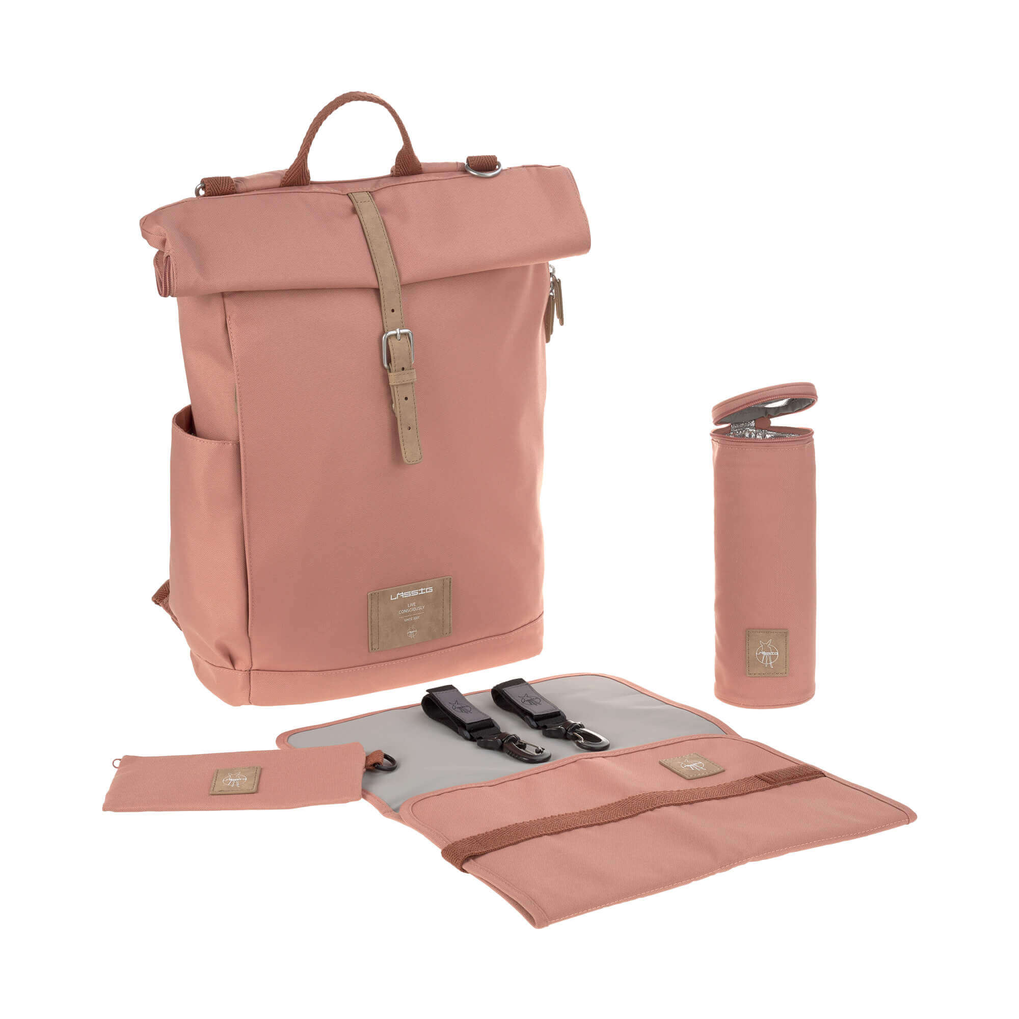 Lässig GRE Rolltop Backpack cinnamon