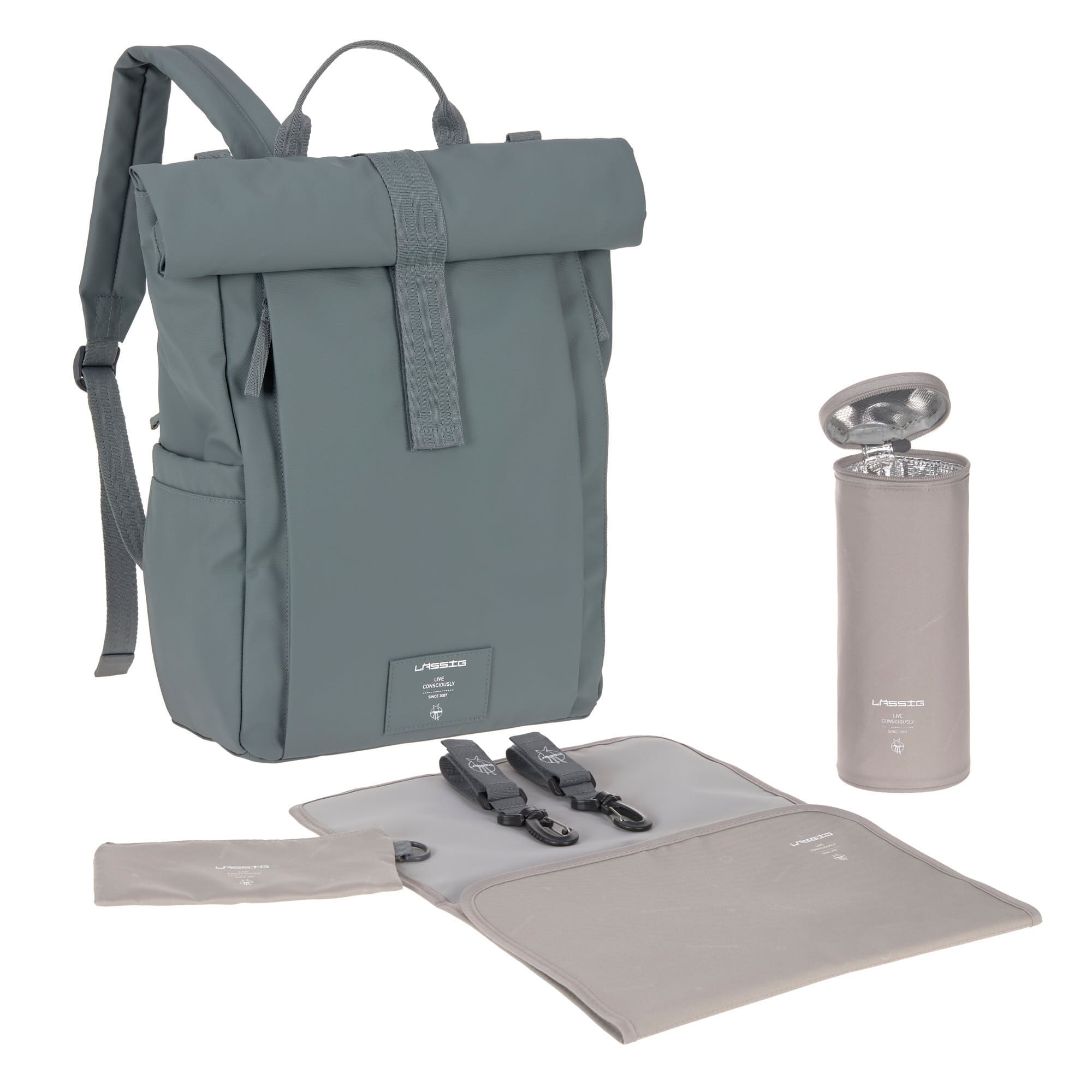 Lässig GRE Rolltop Up Backpack anthracite