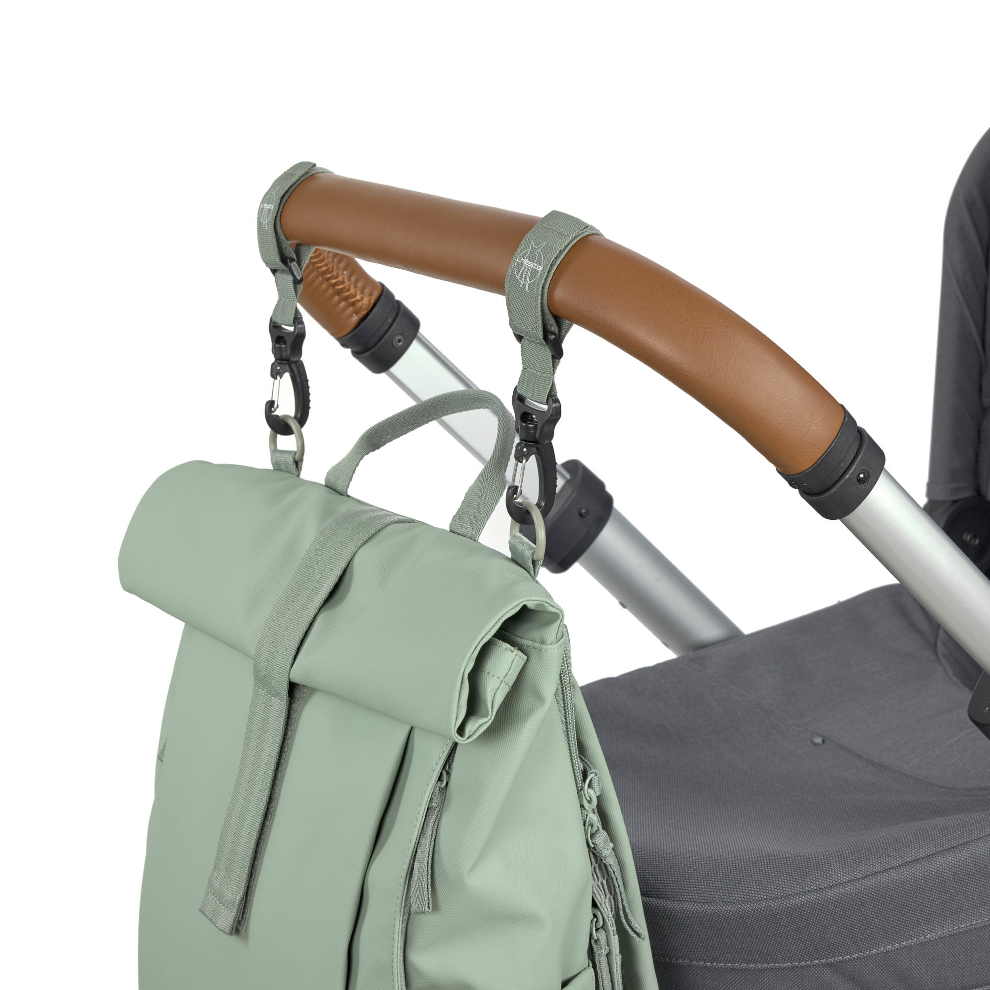 Lässig GRE Rolltop Up Backpack silver green - 6