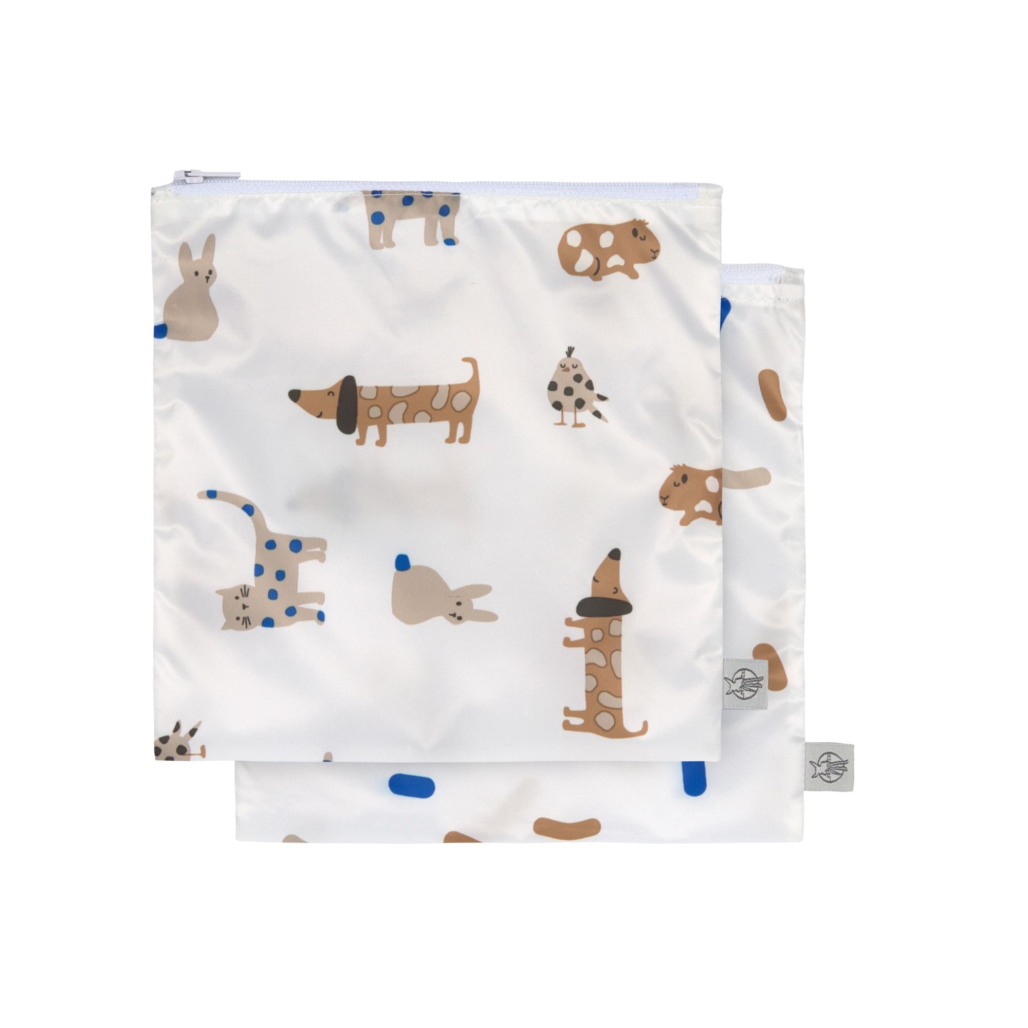 Lässig Snack Bag 2 pcs Little Mateys royal blue