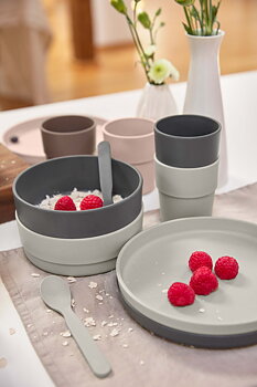 Lässig Plate PP/Cellulose Uni Anthracite
