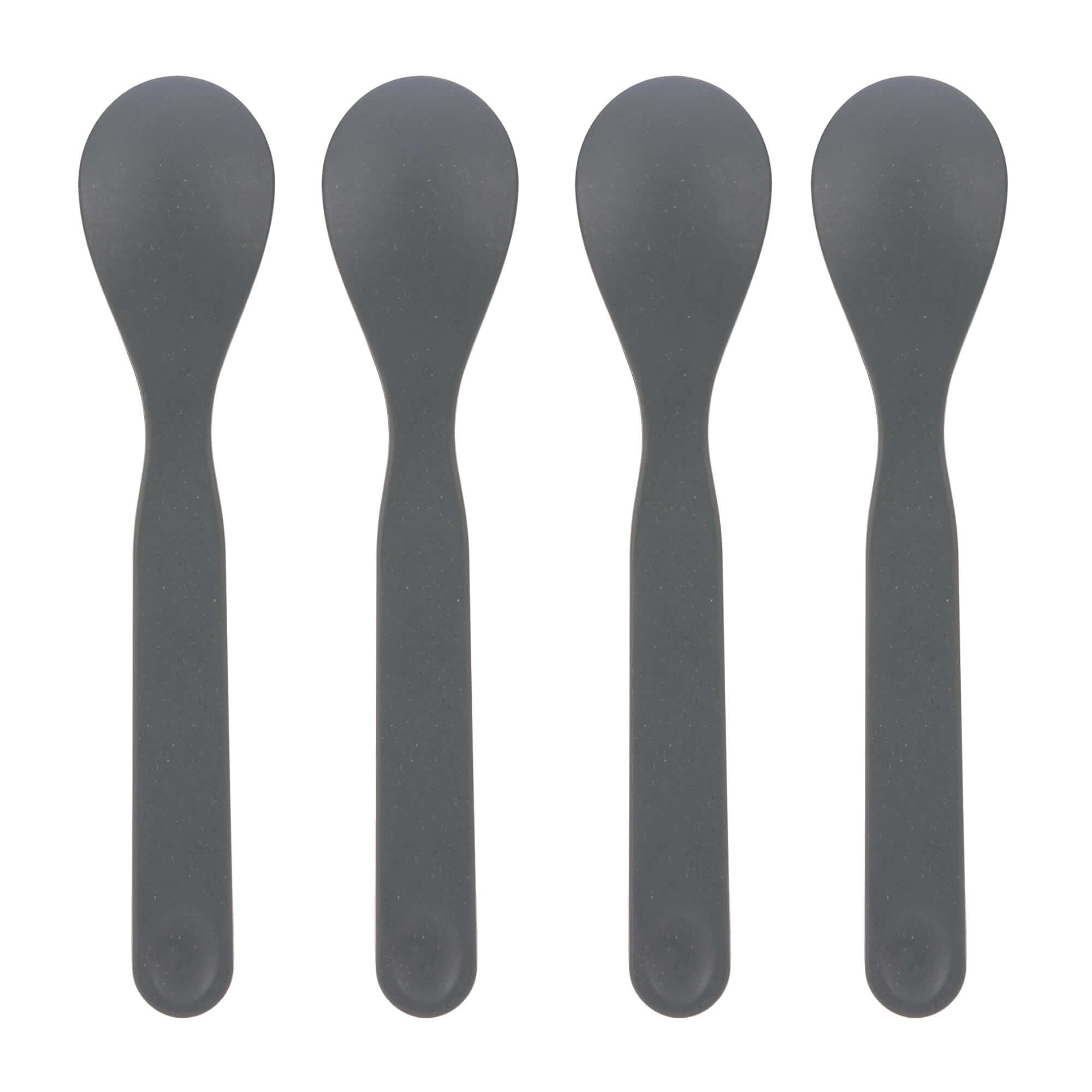 Lässig Spoon Set 4 pcs PP/Cellulose Uni Anthracite - 4