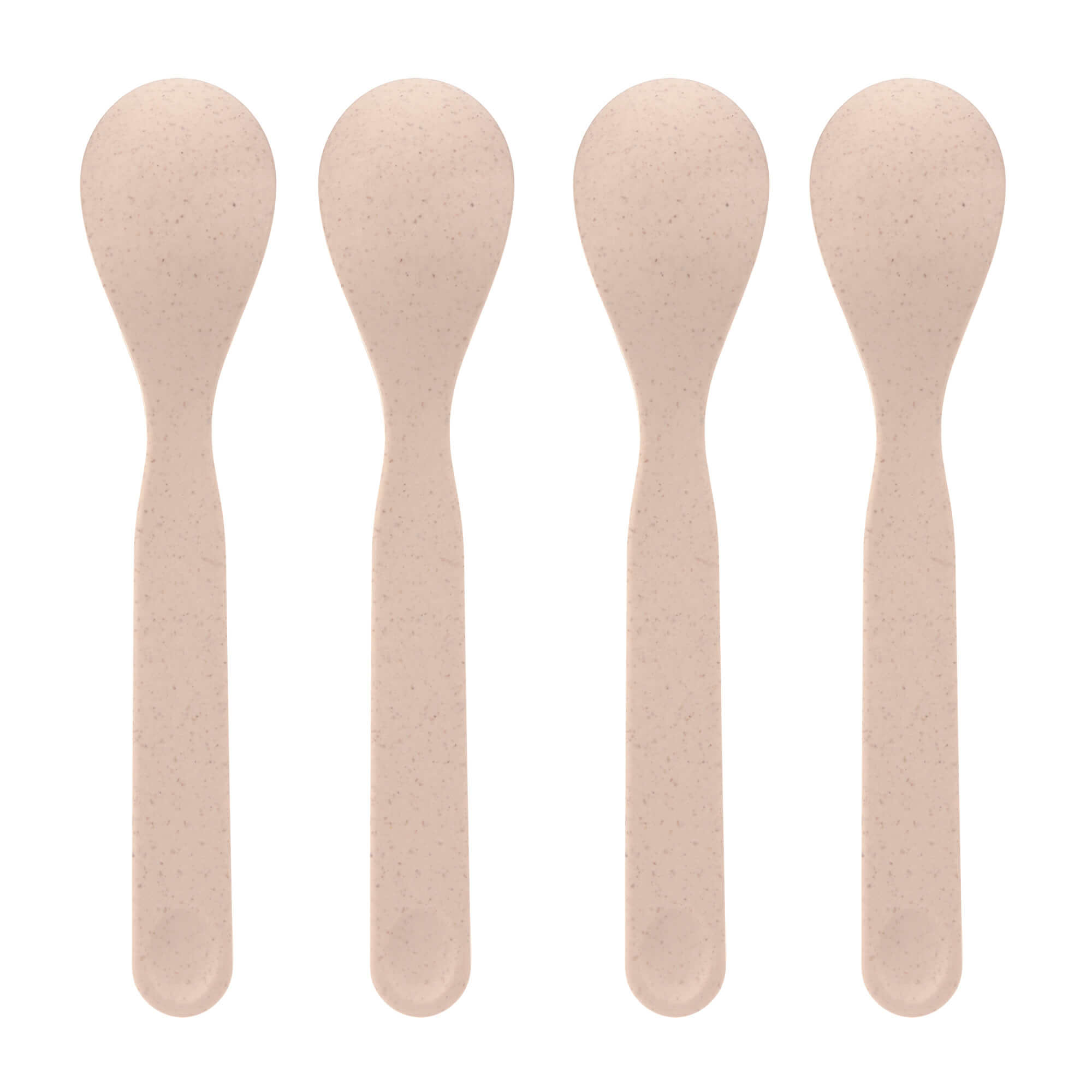 Lässig Spoon Set 4 pcs PP/Cellulose Uni Powder Pink - 4