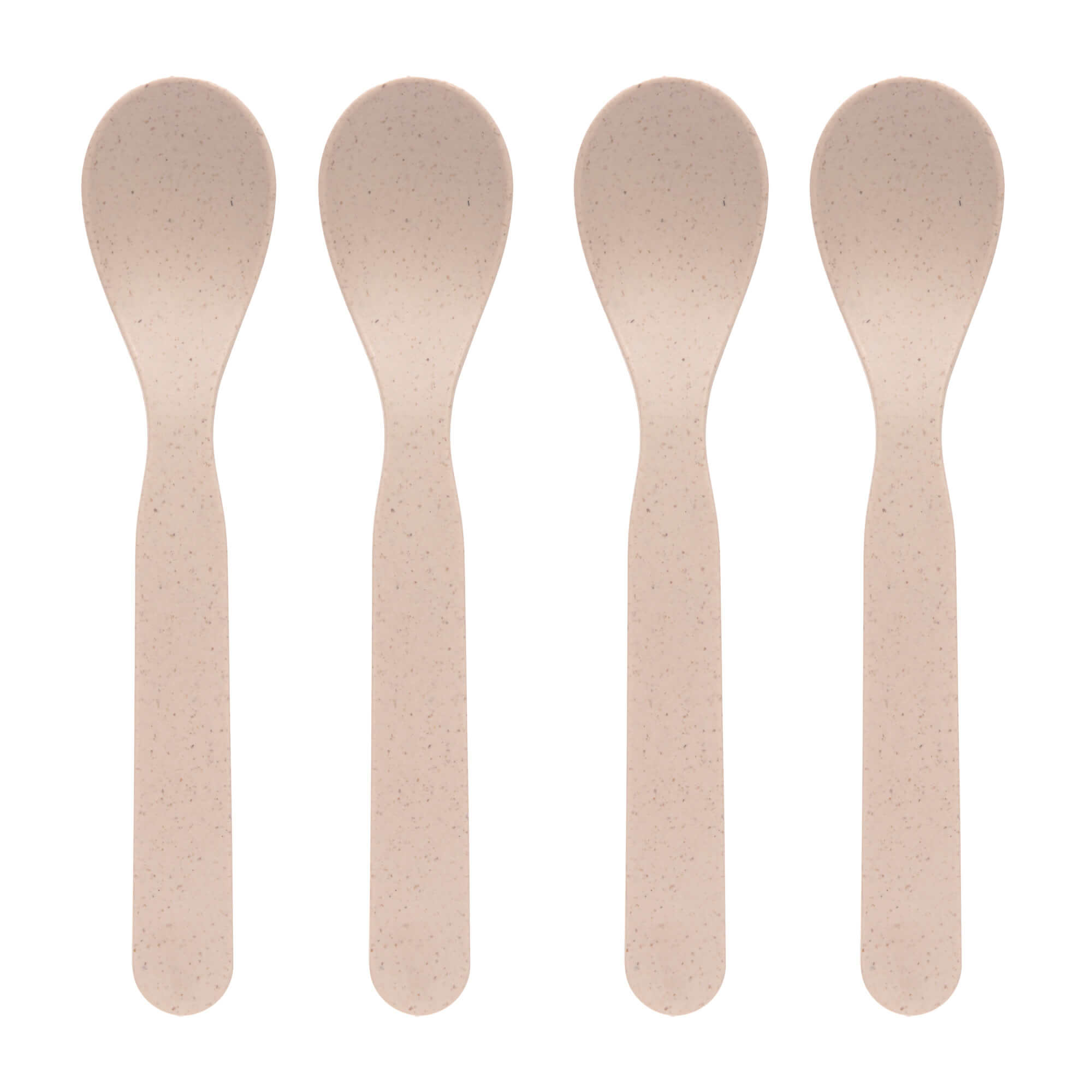 Lässig Spoon Set 4 pcs PP/Cellulose Uni Powder Pink