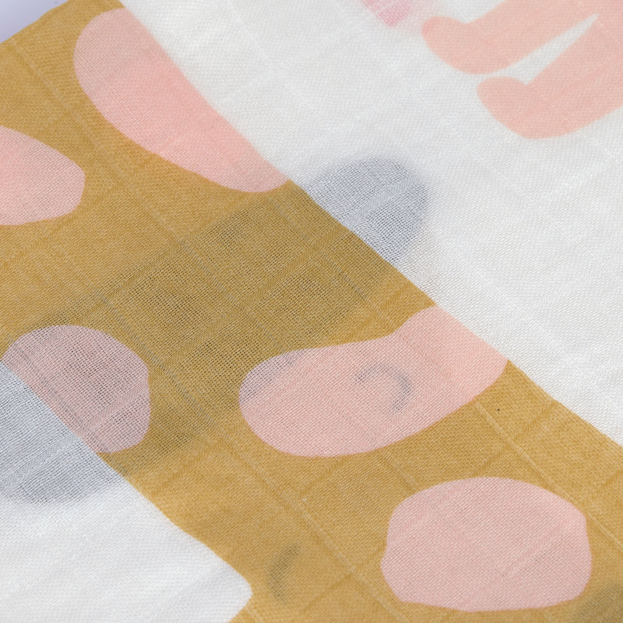 Lässig Heavenly soft Swaddle L Little Mateys spicy orange 3 pcs ass., 80 x 80 cm - 5