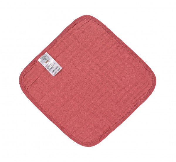 Lässig Muslin Washcloth Set 3 pcs rosewood - 4
