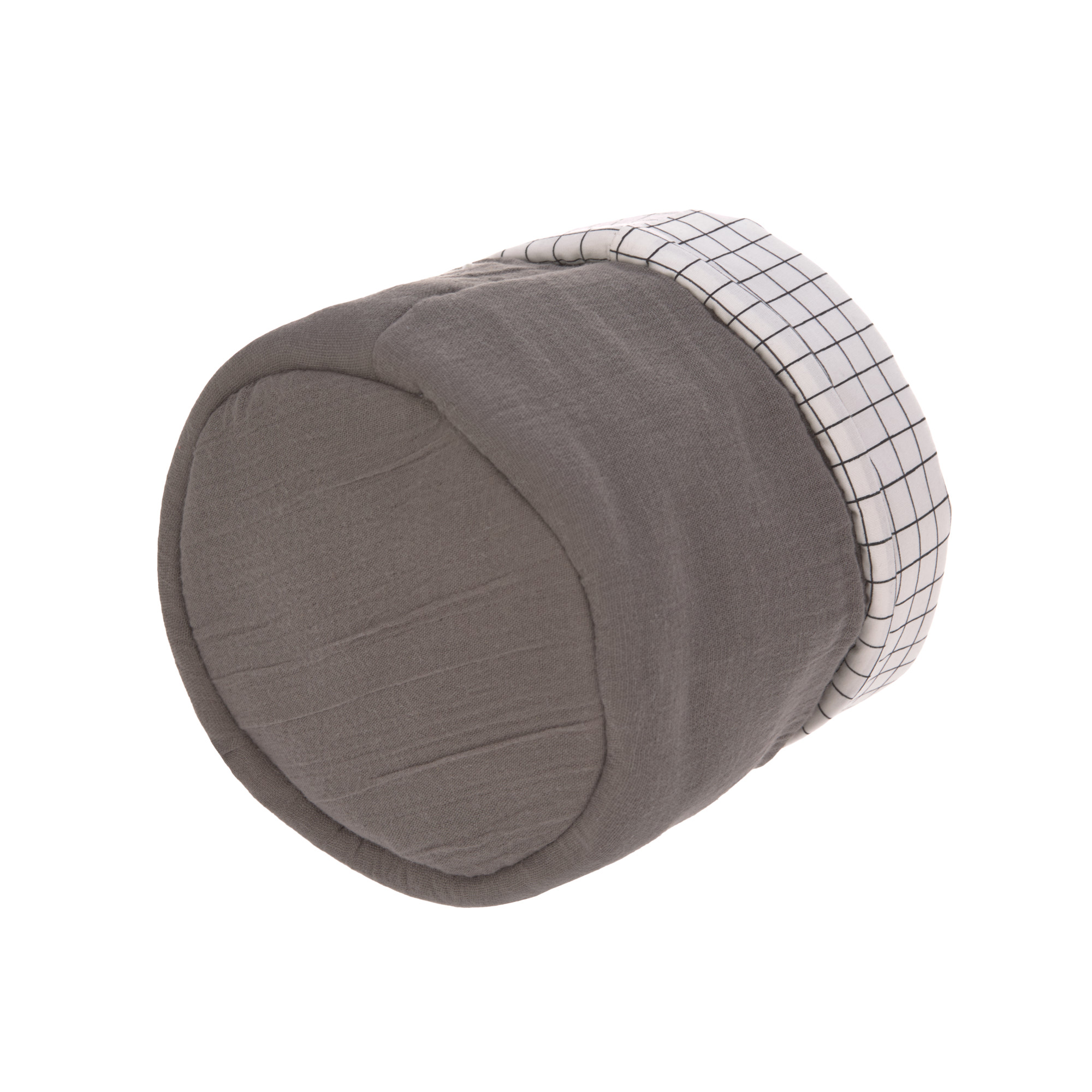 Lässig Storage Basket Set 3 pcs Muslin anthracite - 4