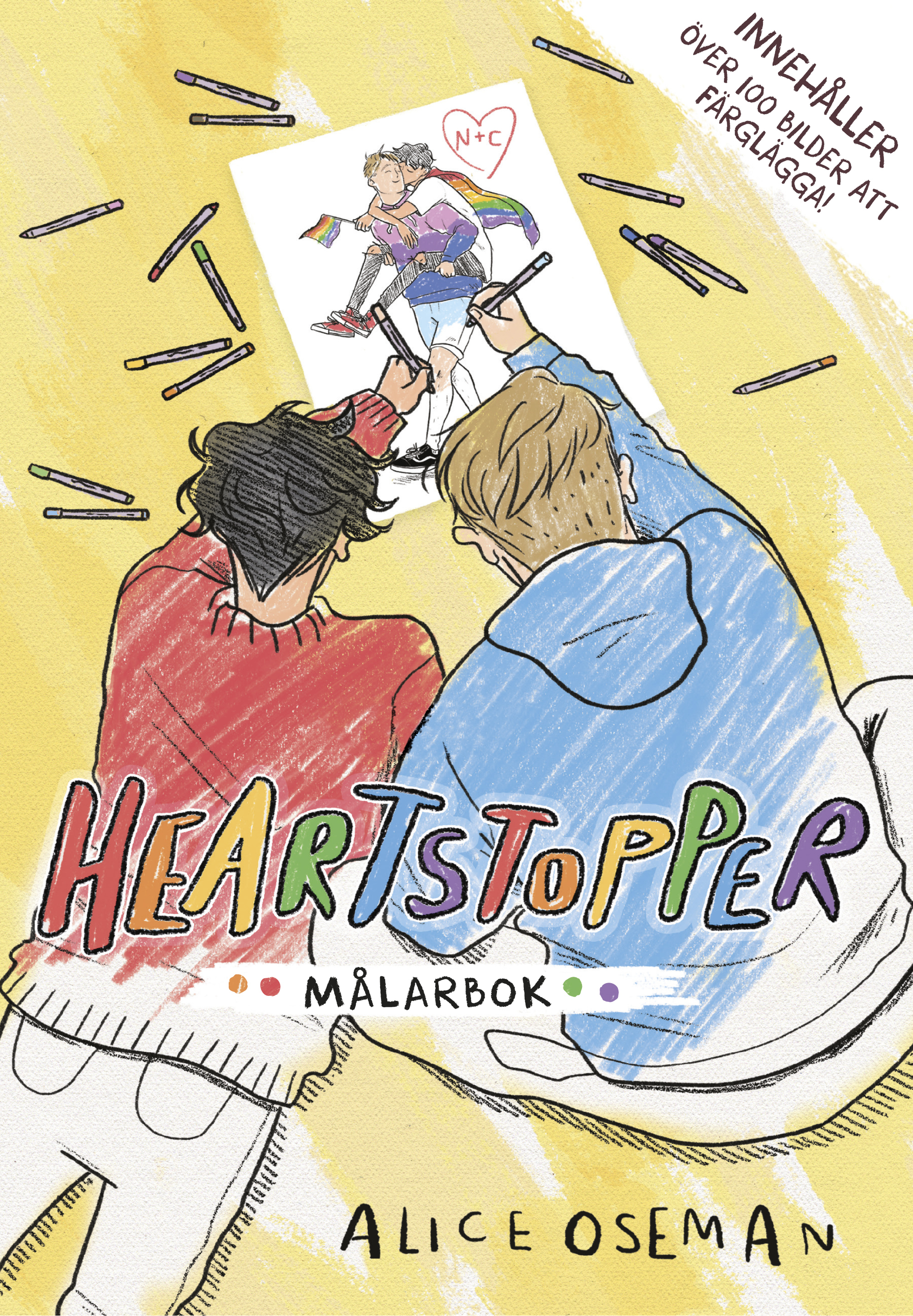 Heartstopper målarbok