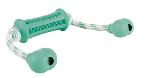 Preview of Trixie Denta Fun, rulle med rep, naturgummi, 9 cm/32 cm