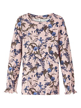 Name it Tröja Rosa med Blommor Storlek 110