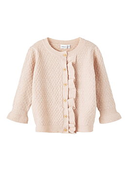 Name it Stickad Kofta Rosa, Storlek 110