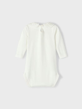 Name it Baby Body med Spetskrage, Storlek 80