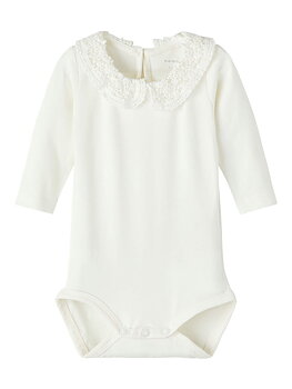 Name it Baby Body med Spetskrage, Storlek 80