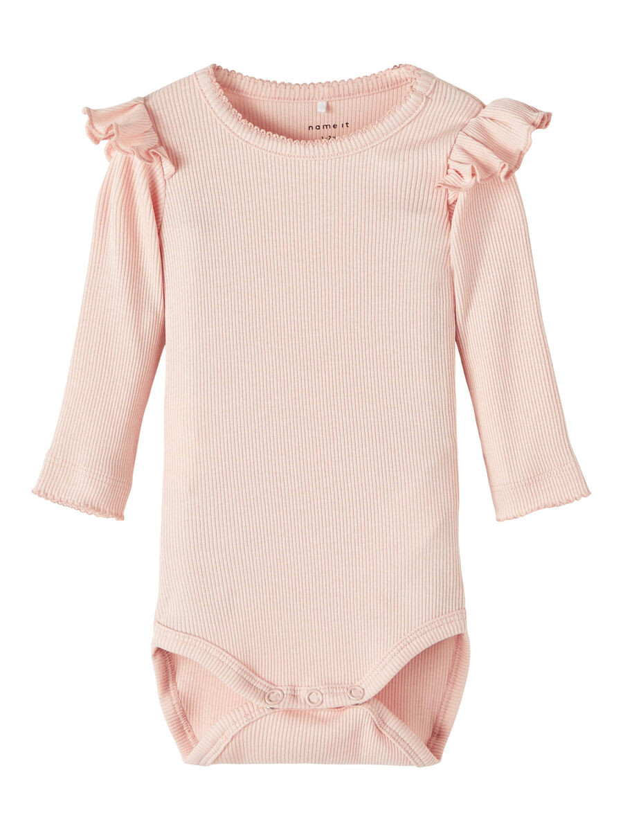 Name it Baby Body Rose med Volang, Storlek 80