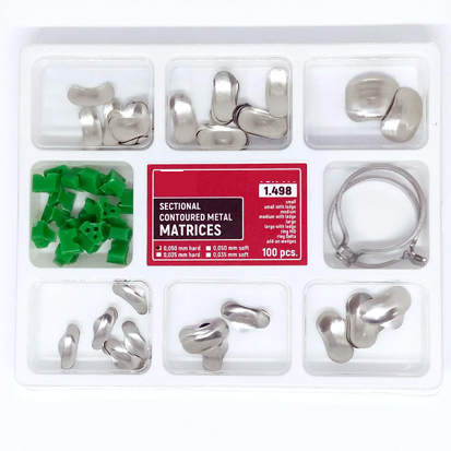 Sektionsmatrissystem, 100 pcs No. 1.498