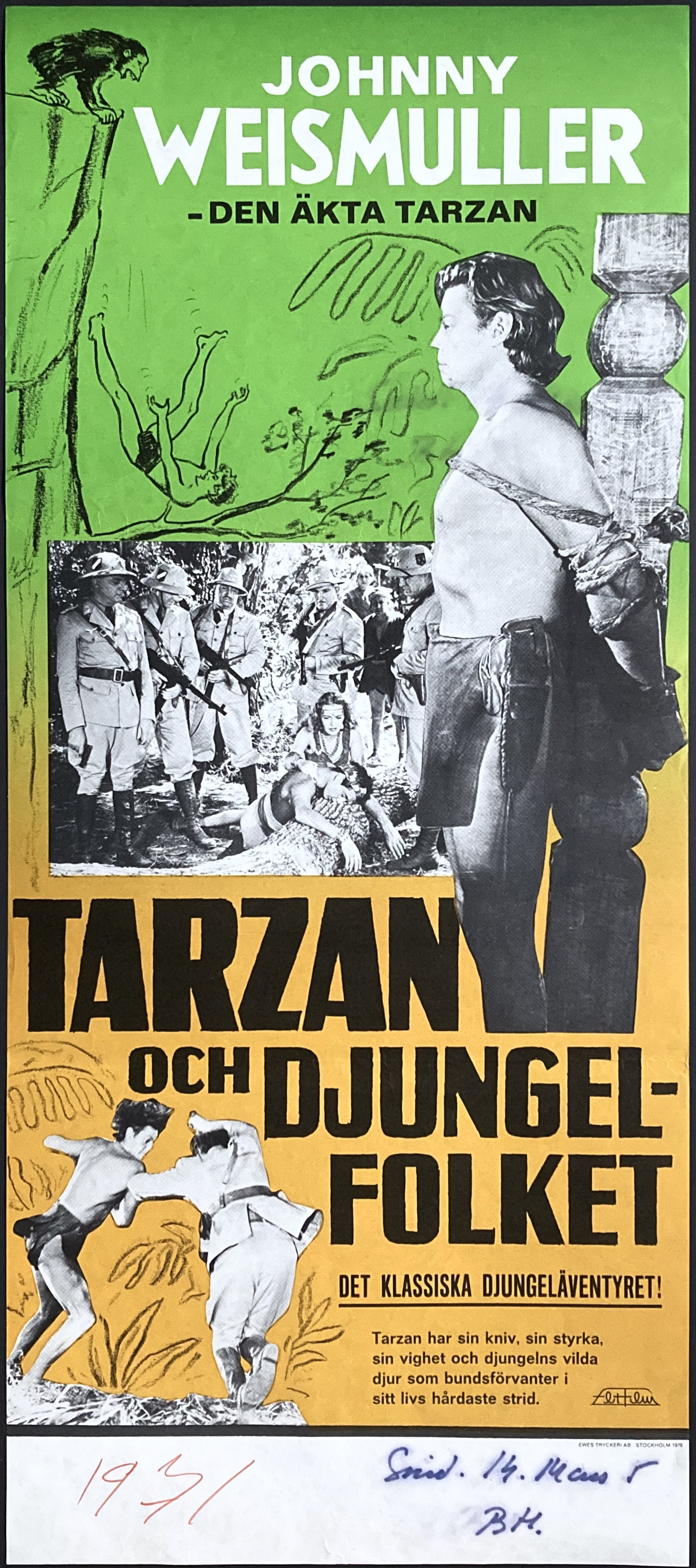 TARZAN OCH DJUNGELFOLKET (1943)