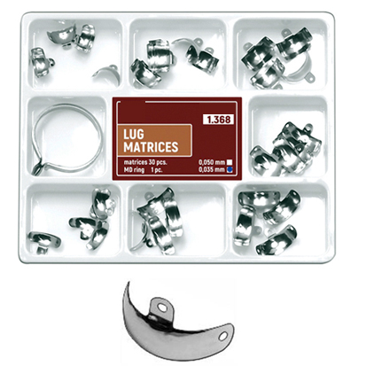 Metall Sektionsmatris Lug KIT, 30 st.
