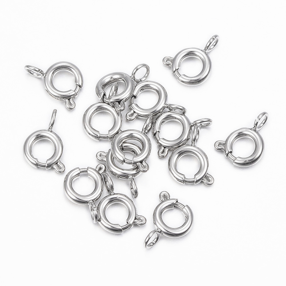 Springlås 9 mm – rostfritt stål 5-pack - 2