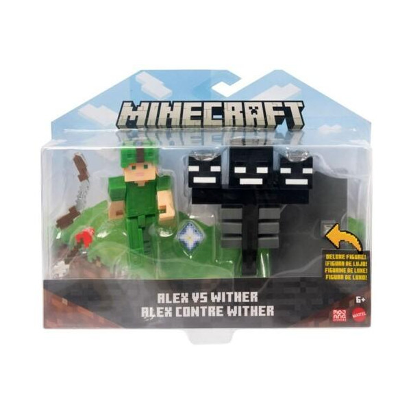 Minecraft Core Figure 2-pack Stray vs Black Polar Bear