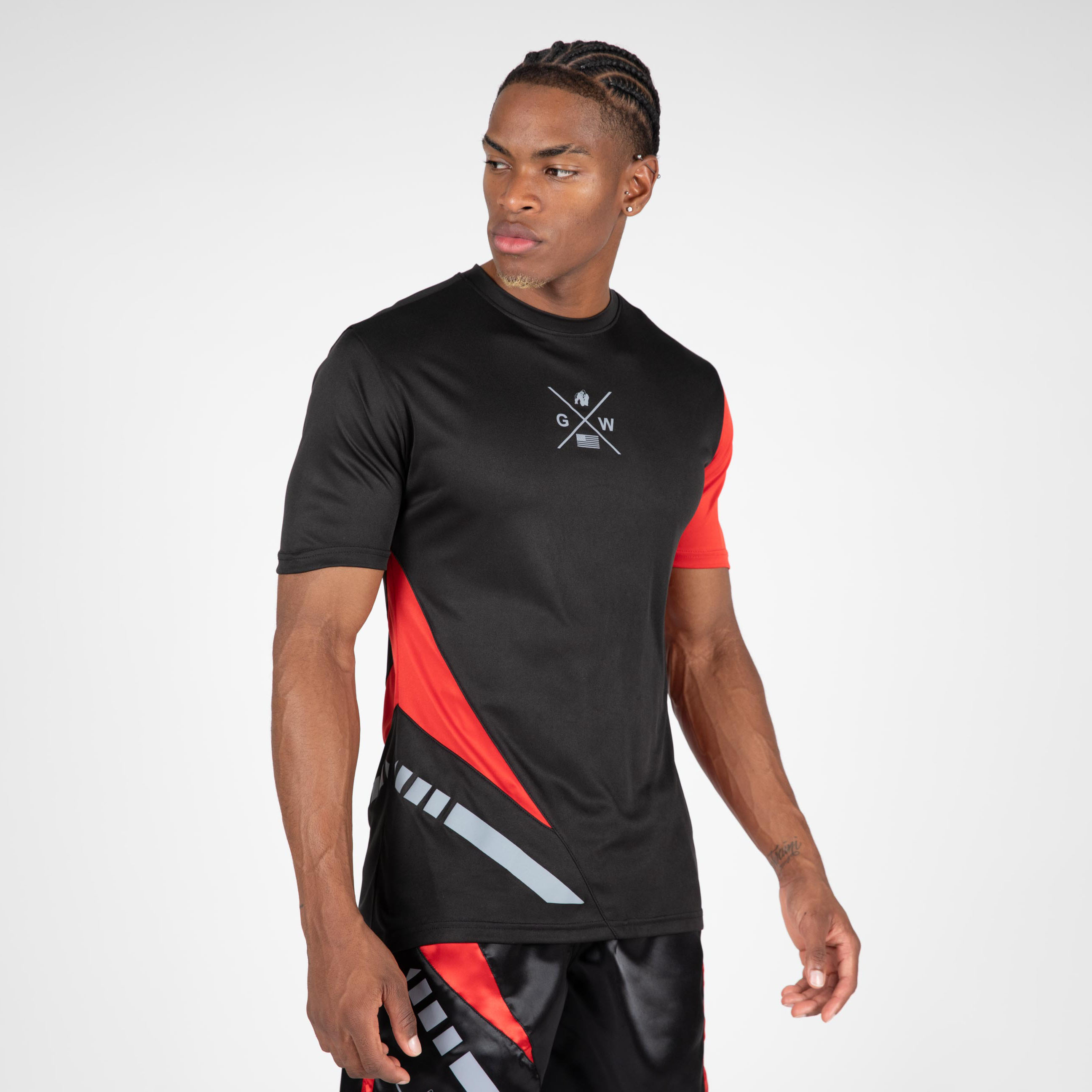 Hornell T-Shirt, black/red - 7