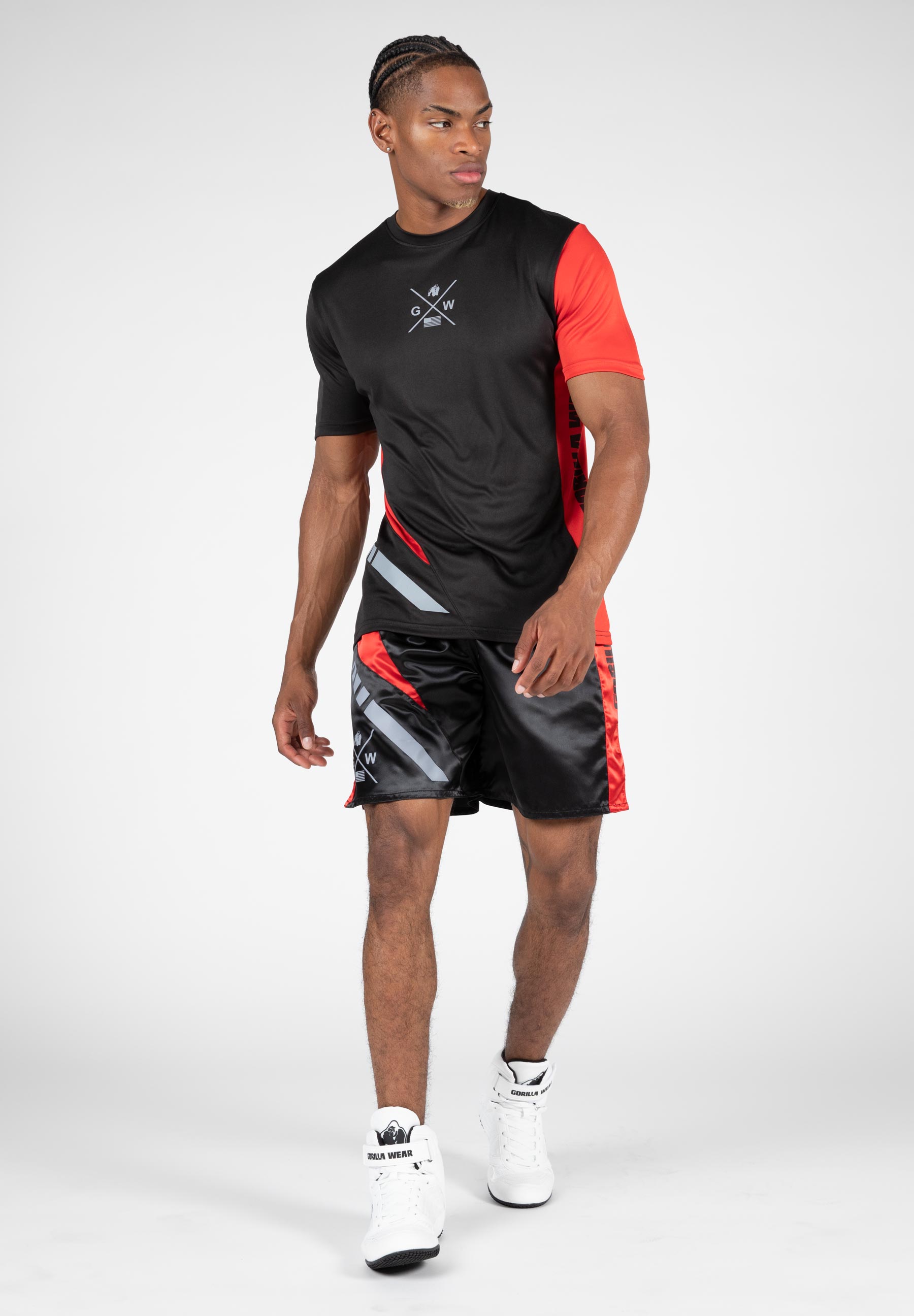Hornell T-Shirt, black/red - 9