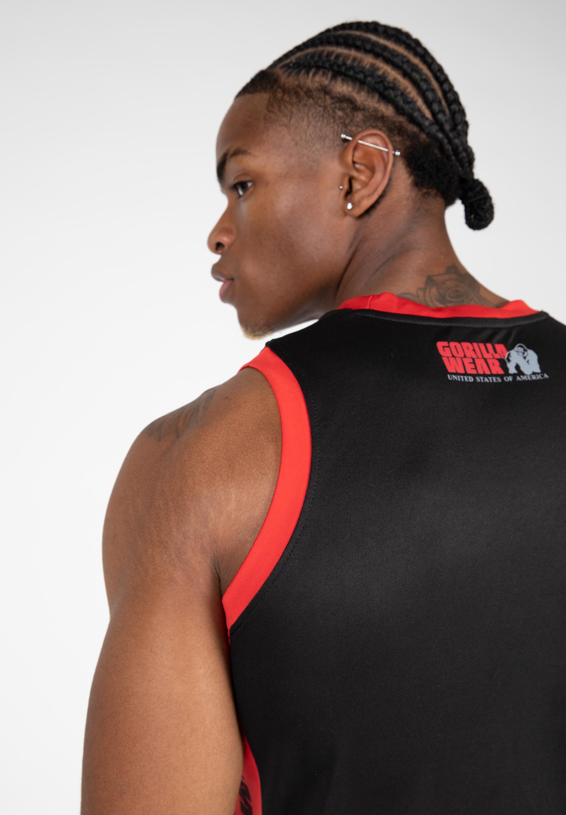 Hornell Tank Top, black/red - 11