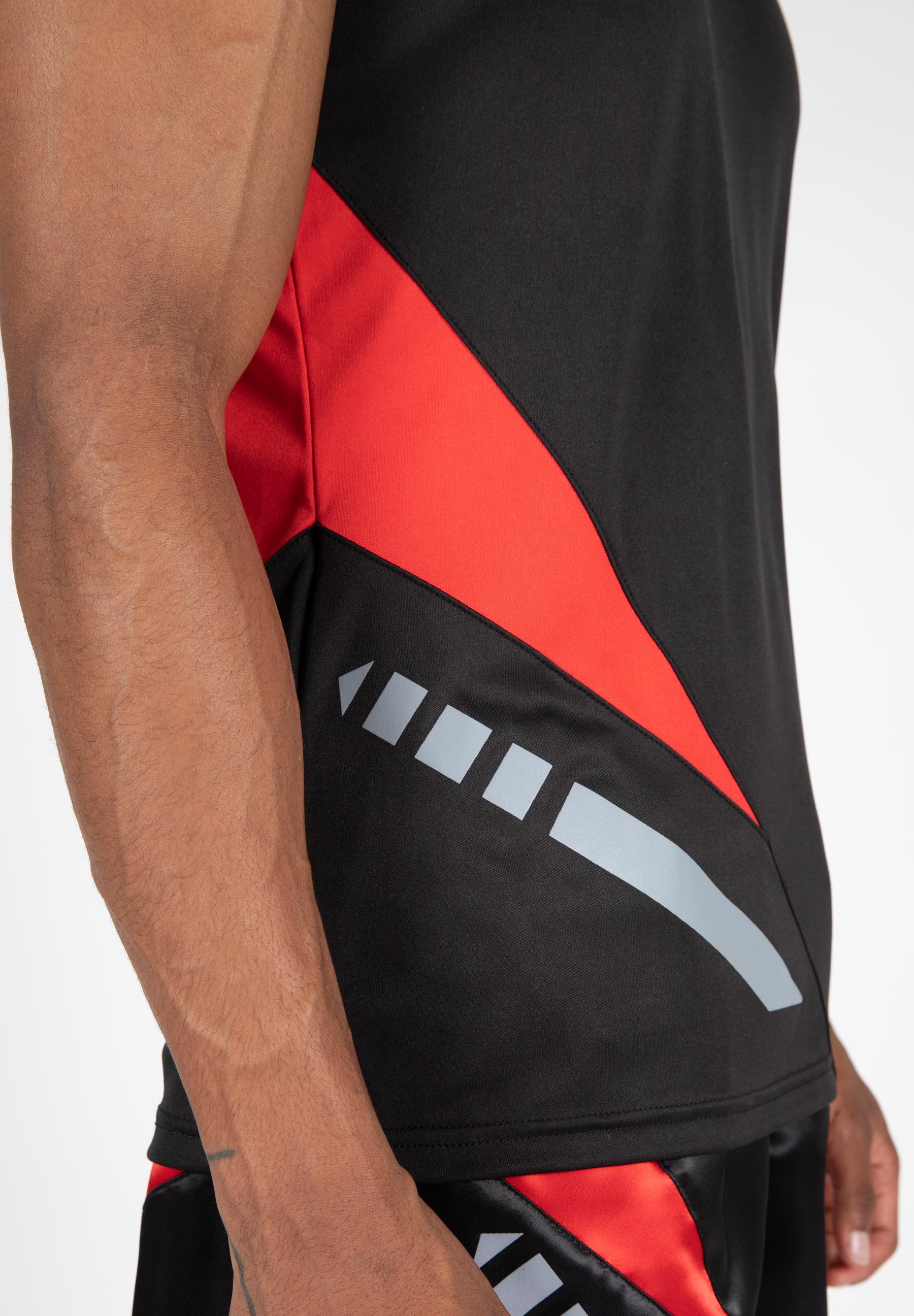 Hornell Tank Top, black/red - 10