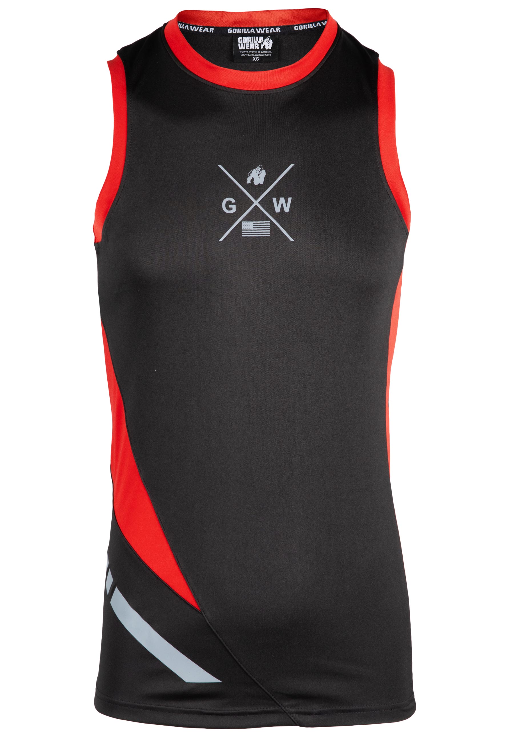 Hornell Tank Top, black/red - 6