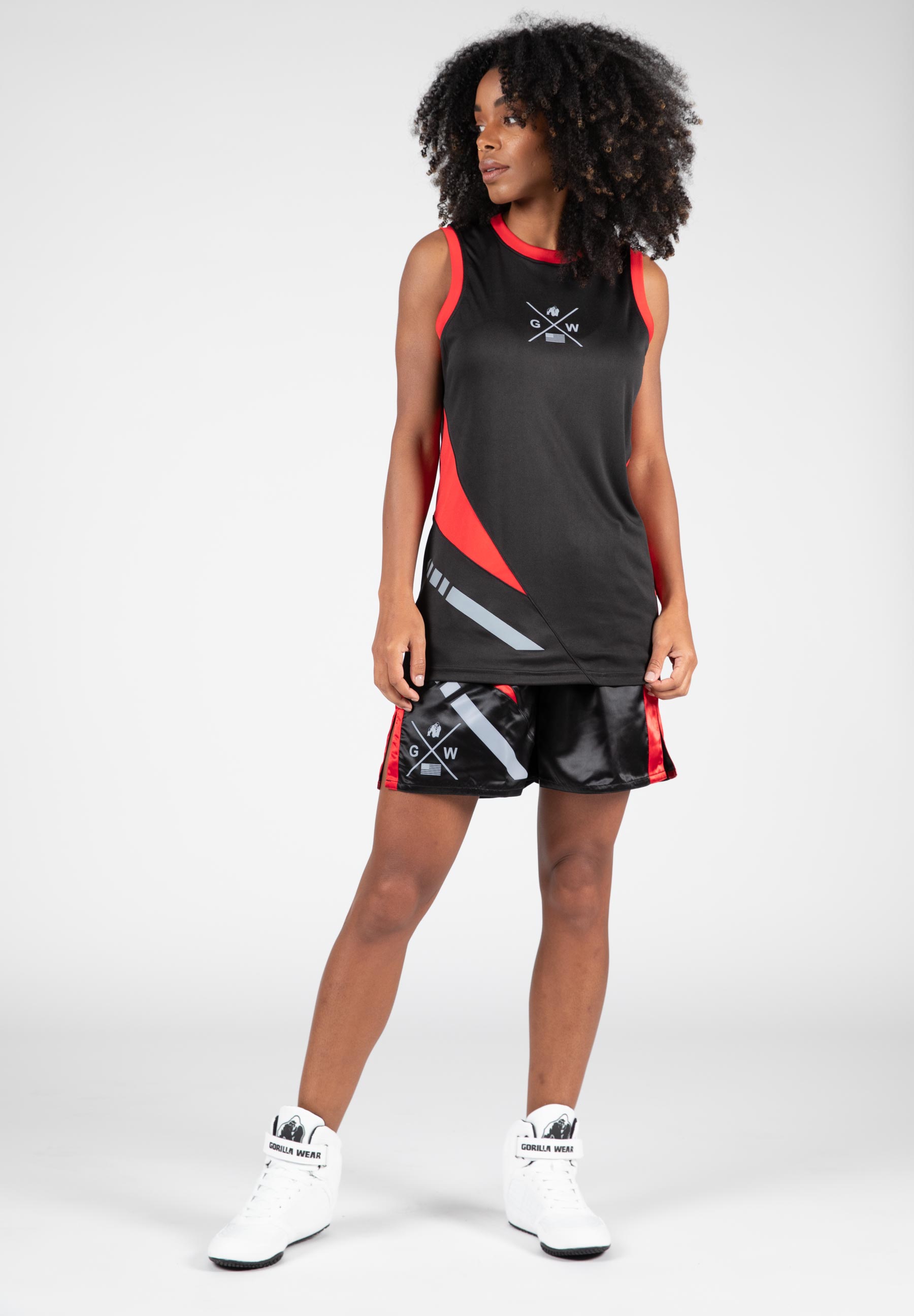 Hornell Tank Top, black/red - 14
