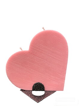 Hjärtljus Rosa