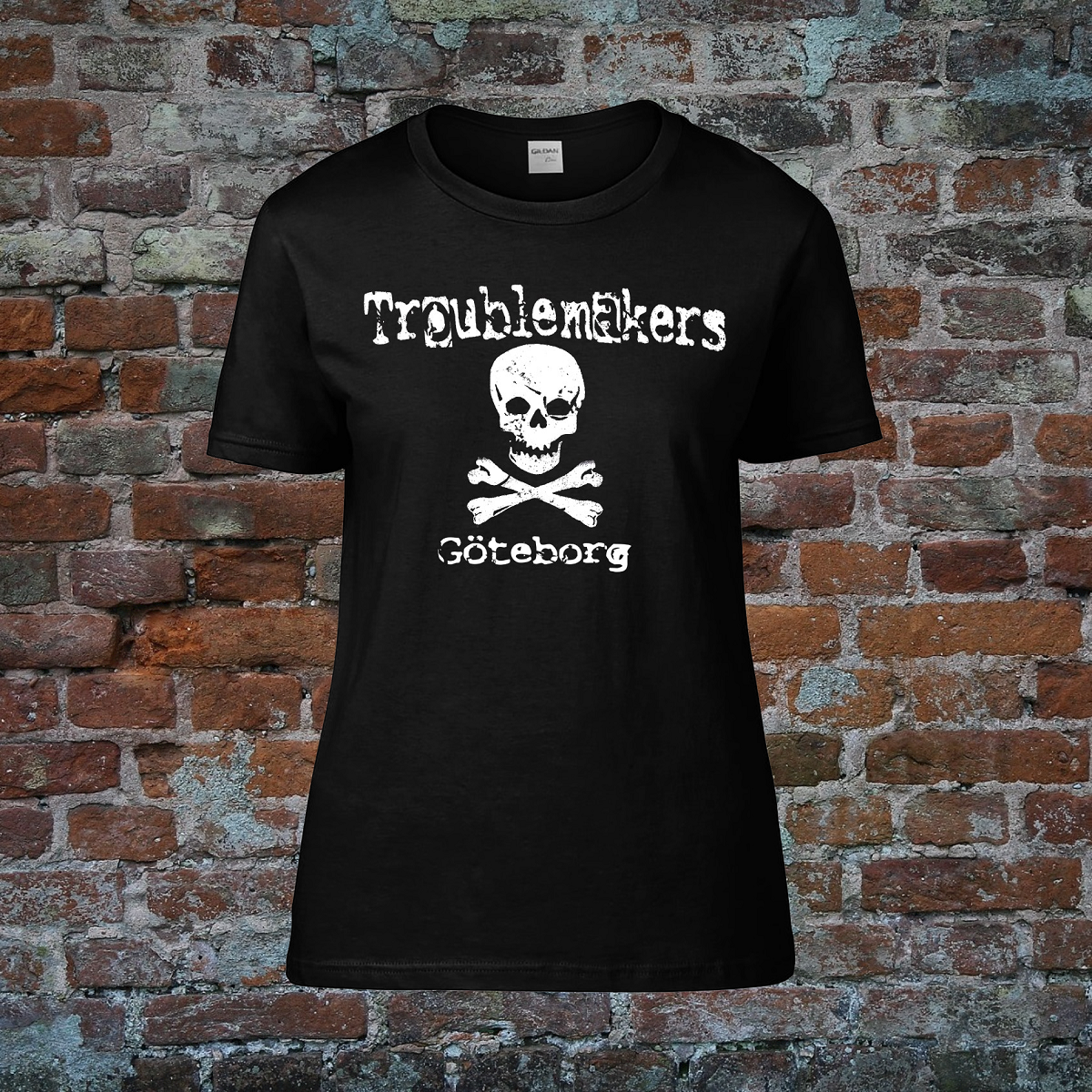 TROUBLEMAKERS - T-SHIRT DAM, SKULL - 3